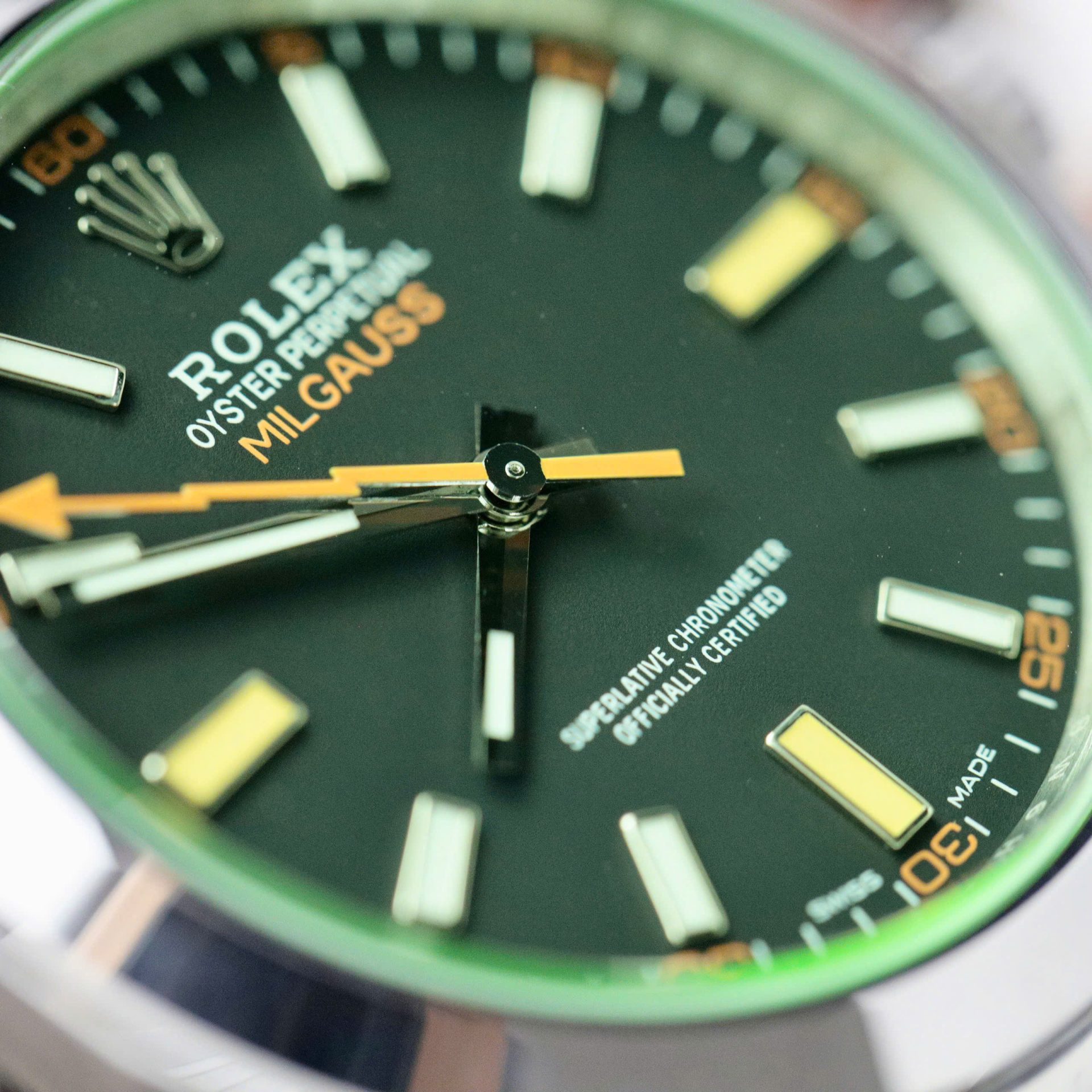 Rolex 1:1 Super Clone Milgauss 116400 40mm Blue Dial