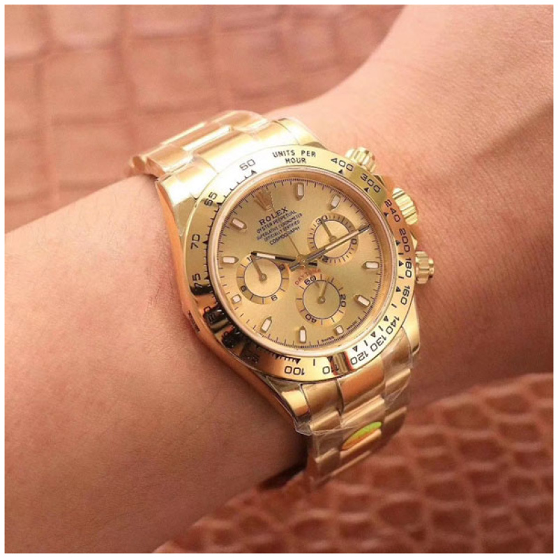 Rolex 1:1 Super Clone Daytona 40mm 116508 Champagne Dial