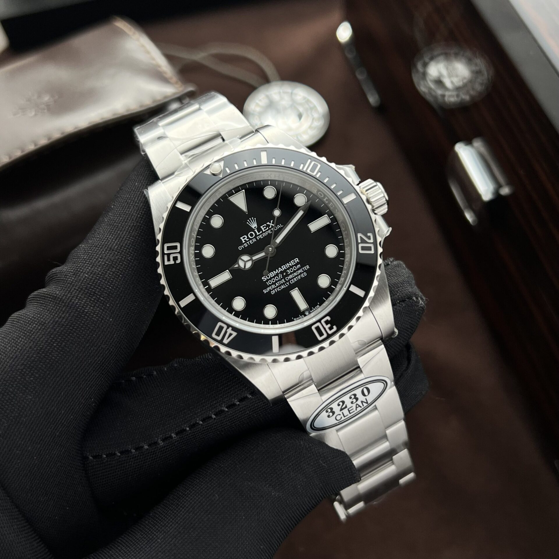 Rolex 1:1 Super Clone Submariner 41mm 124060 Black Dial