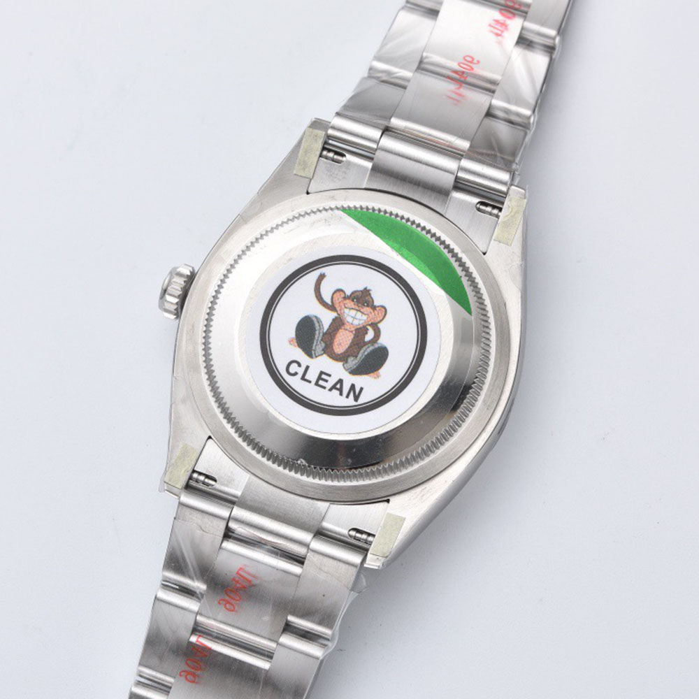 Rolex 1:1 Super Clone Oyster Perpetual Turquoise Blue Dial Domed Bezel 36mm 126000