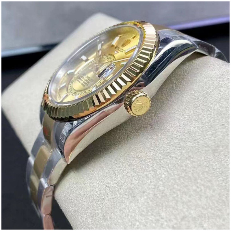 Rolex 1:1 Super Clone Sky-Dweller 42mm 326933 Champagne Dial