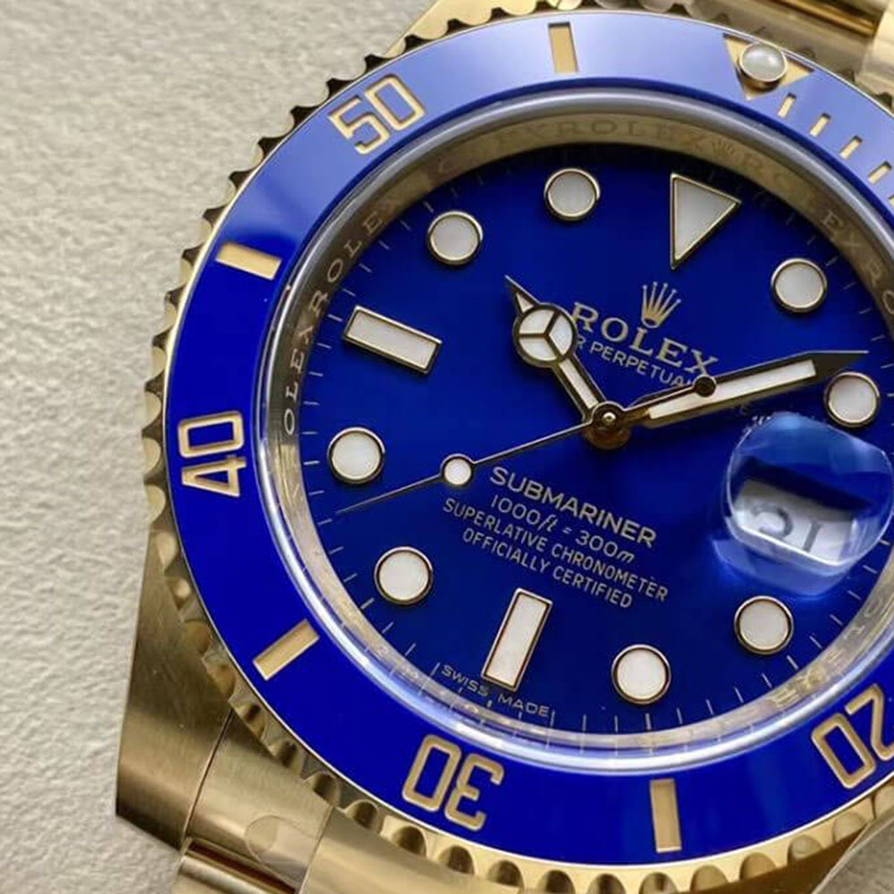 Rolex 1:1 Super Clone Submariner Date 40mm 116618LB Blue Dial