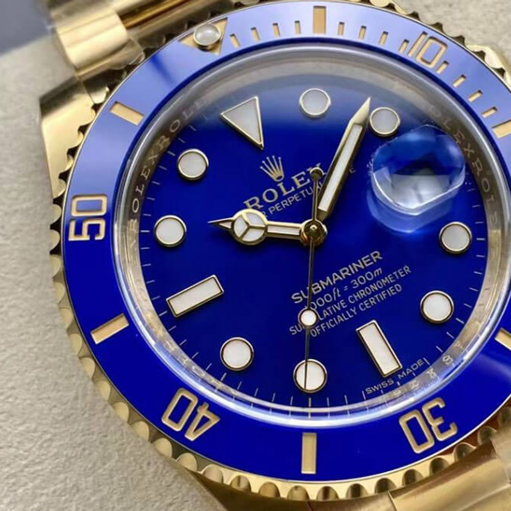 Rolex 1:1 Super Clone Submariner Date 40mm 116618LB Blue Dial
