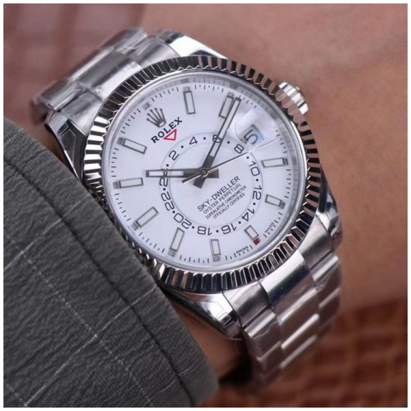 Rolex 1:1 Super Clone Sky-Dweller 42mm 326934 White Dial