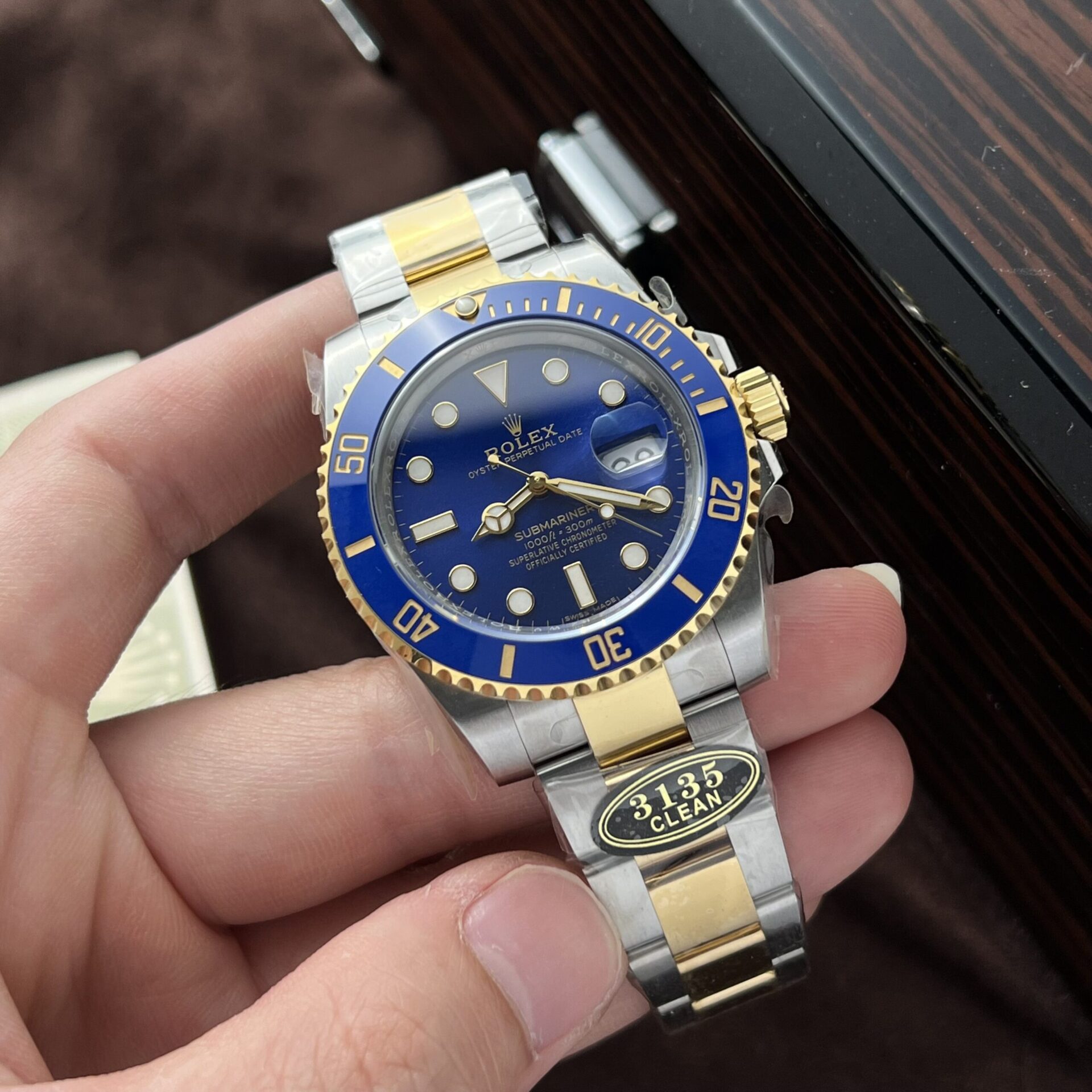 Rolex 1:1 Super Clone Submariner Date 40mm 116613LB Blue Dial