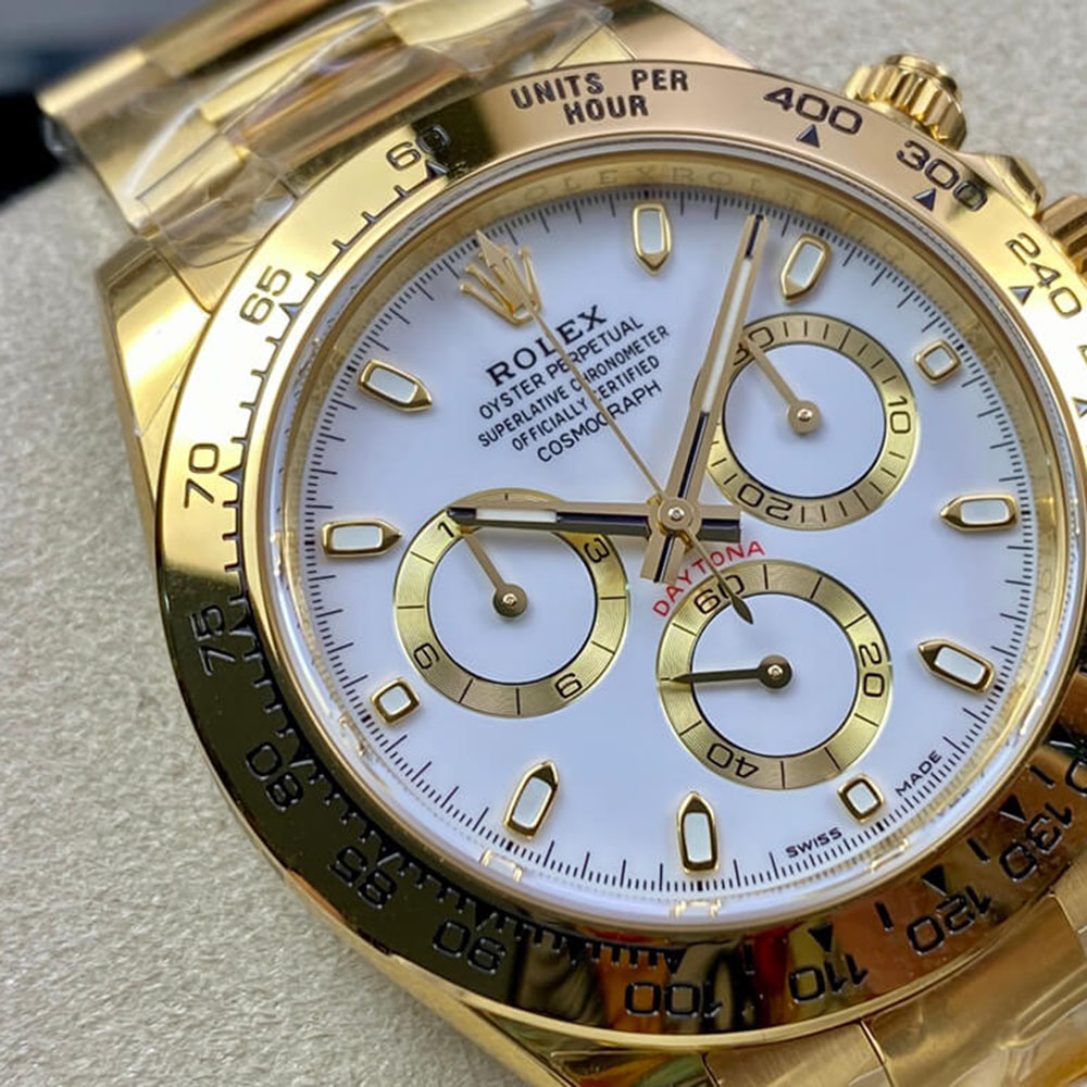 Rolex 1:1 Super Clone Daytona 40mm 116508 White Dial