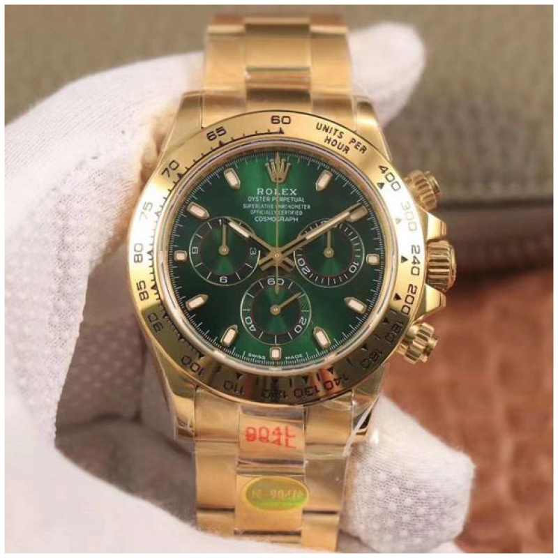 Rolex 1:1 Super Clone Daytona 40mm 116508 Green Dial