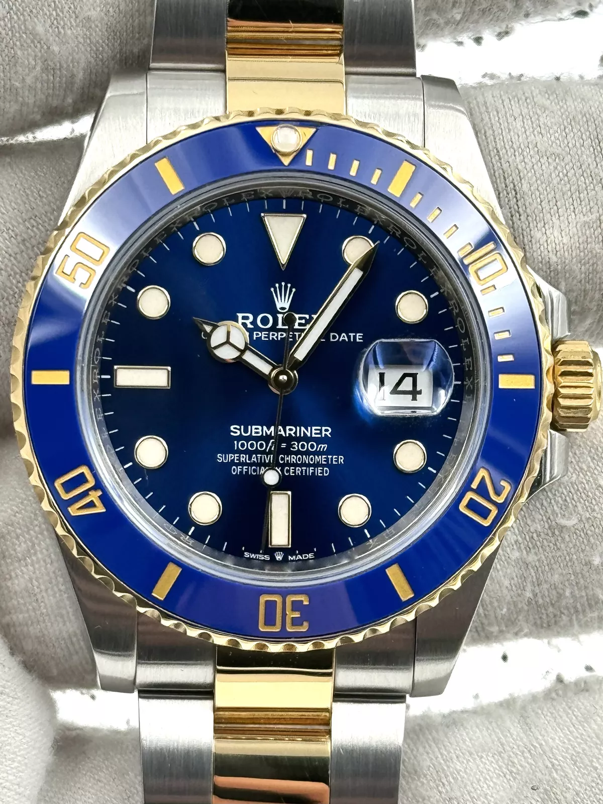 Rolex 1:1 Super Clone Submariner Date 41mm 126613LB Blue Dial