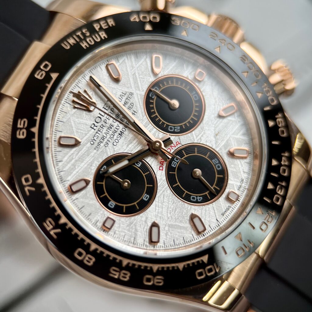 Rolex 1:1 Super Clone Daytona 40mm Oyster Flex 116515LN Meteorite Dial