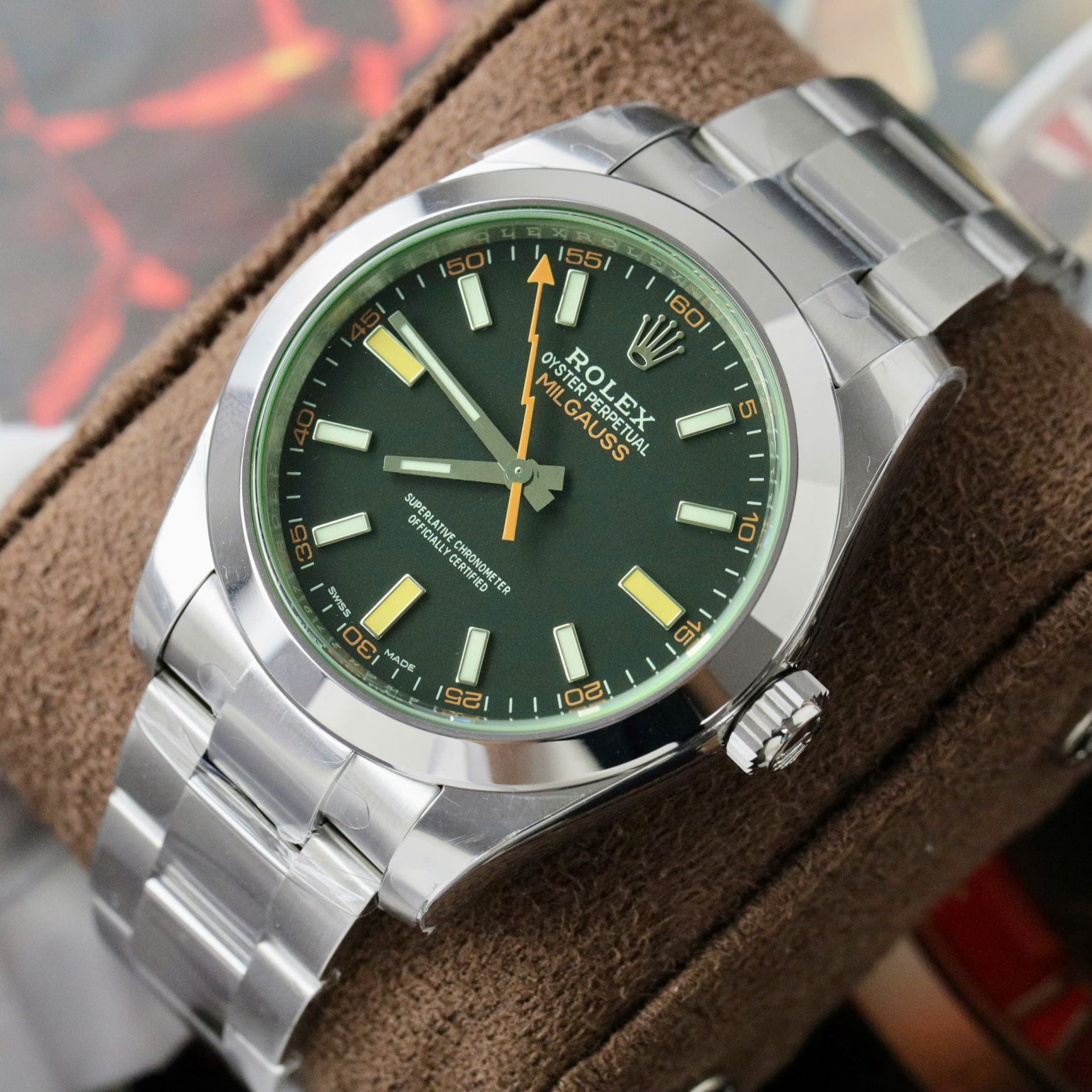 Rolex 1:1 Super Clone Milgauss 116400 40mm Blue Dial