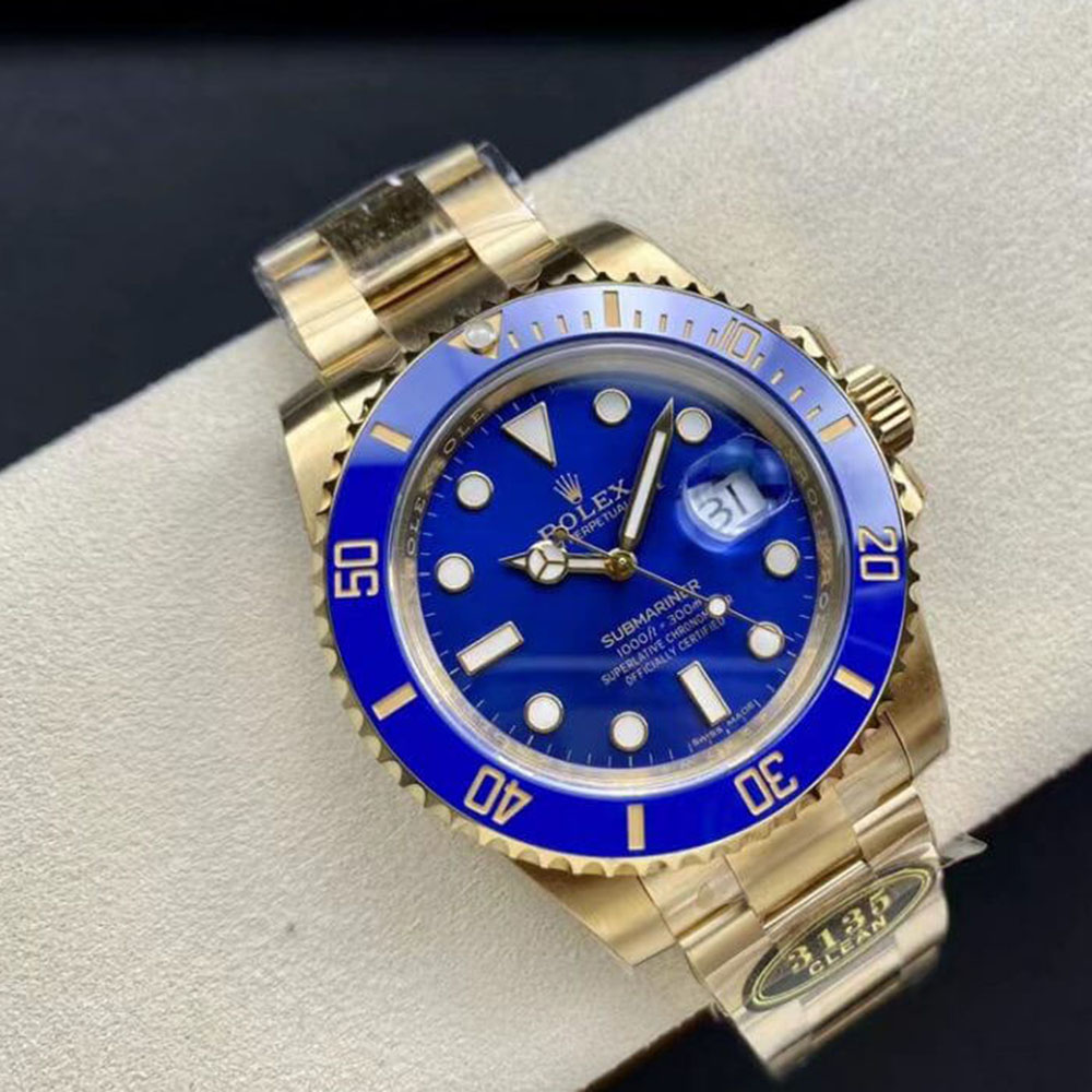Rolex 1:1 Super Clone Submariner Date 40mm 116618LB Blue Dial