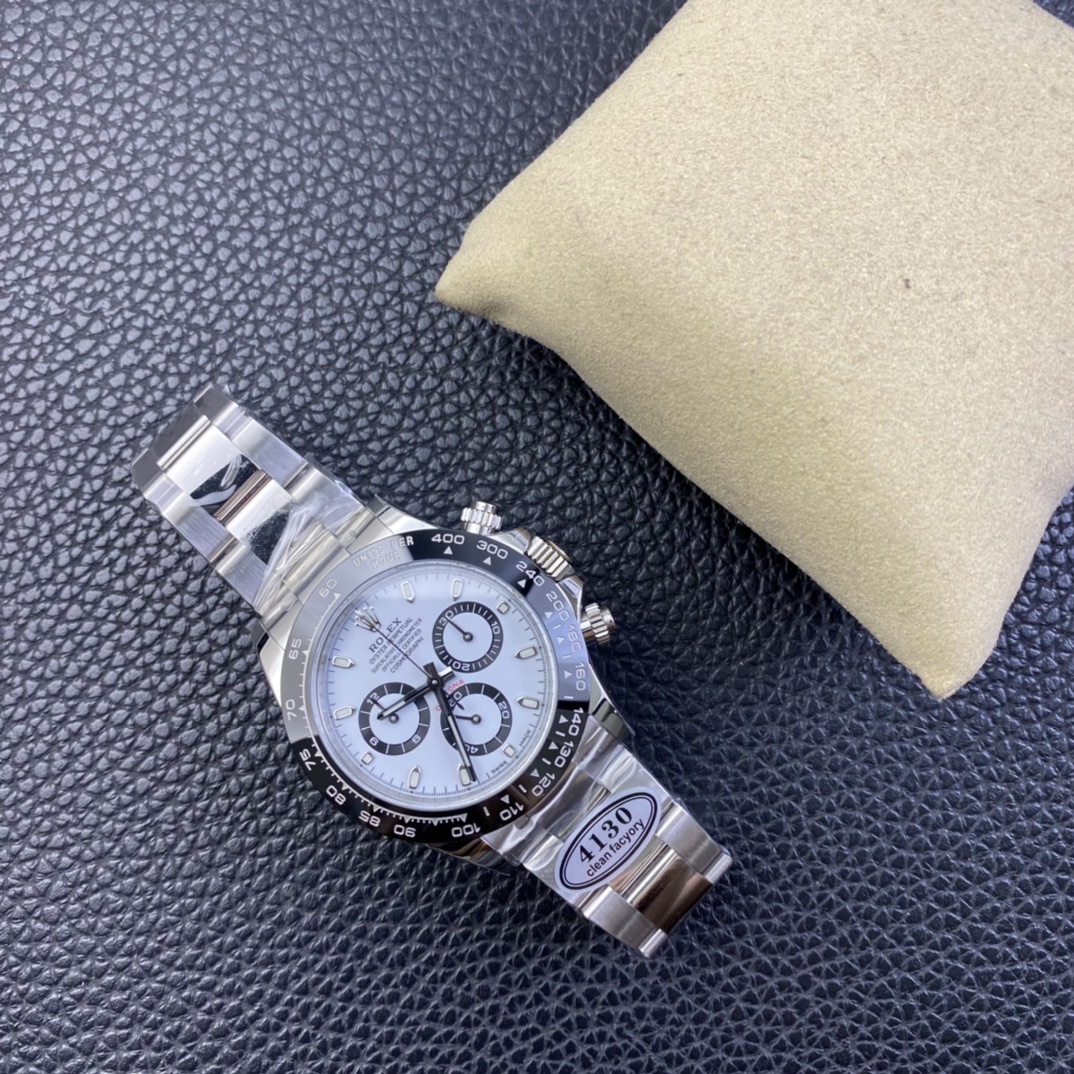 Rolex 1:1 Super Clone Daytona 40mm 116500LN White Dial
