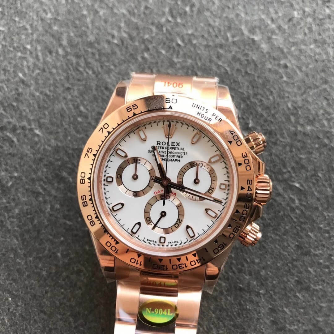 Rolex 1:1 Super Clone Daytona 40mm 116505 Ivory Dial