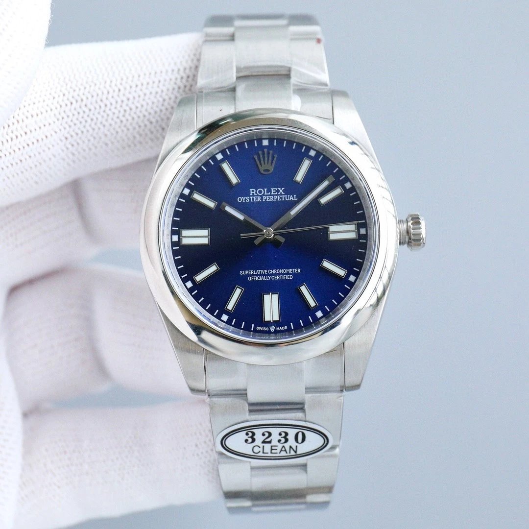 Rolex 1:1 Super Clone Oyster Perpetual 41mm 124300 Blue Dial