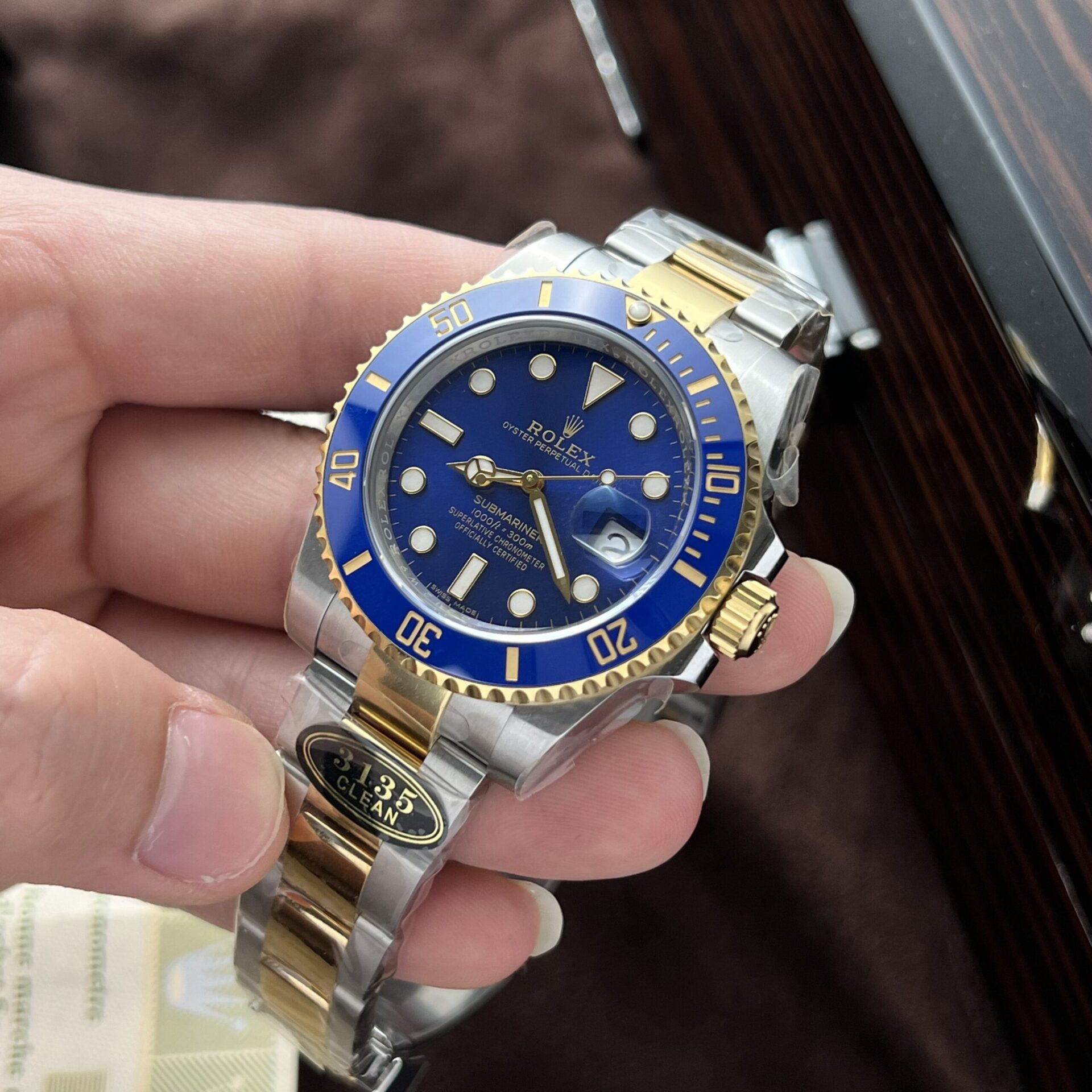 Rolex 1:1 Super Clone Submariner Date 40mm 116613LB Blue Dial