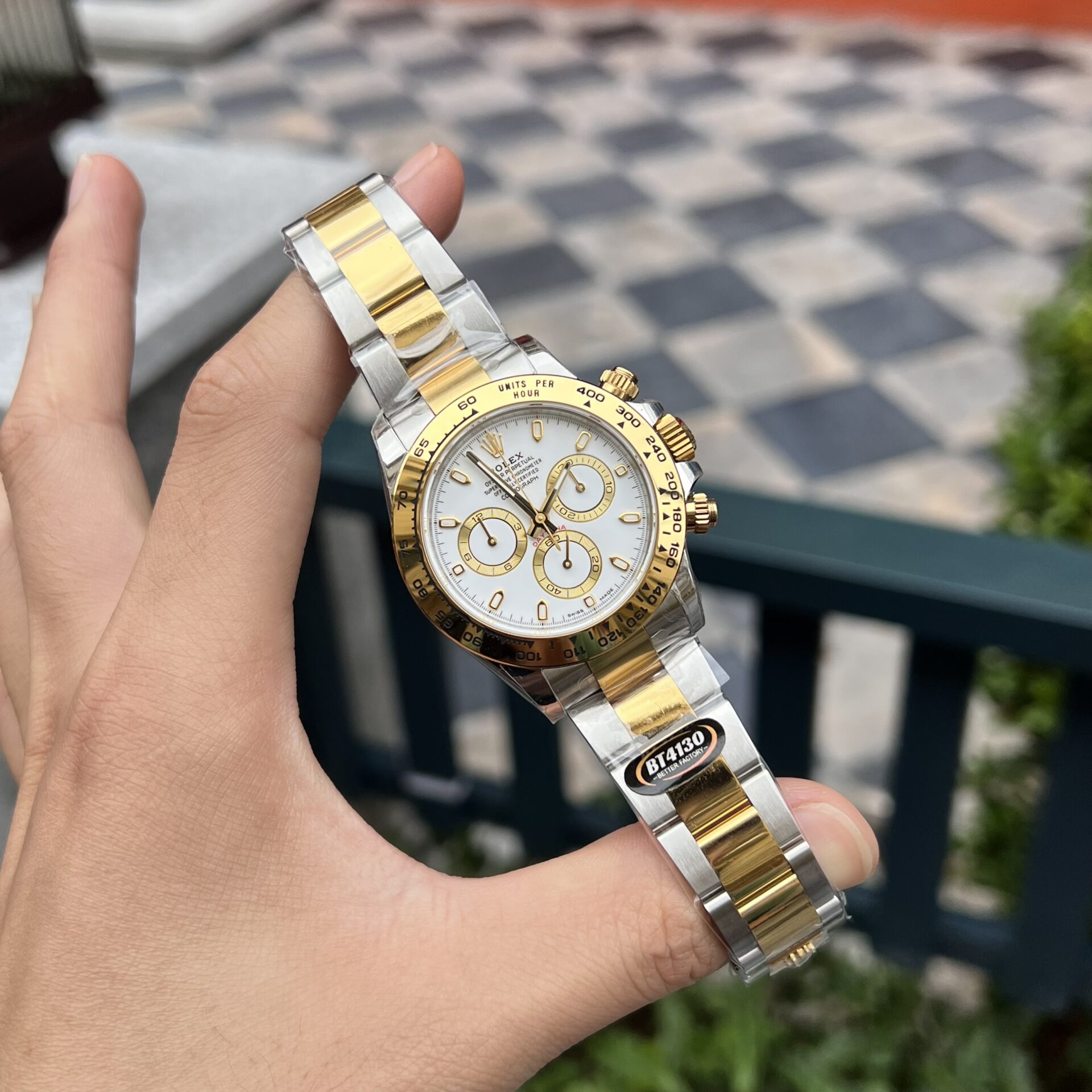 Rolex 1:1 Super Clone Cosmograph Daytona Oyster, 40 mm, Oystersteel and yellow gold m126503-0001