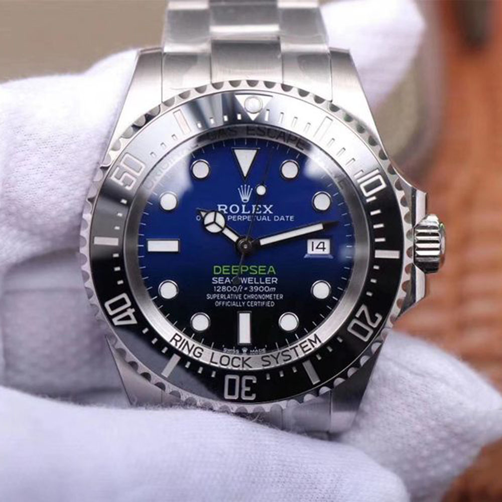 Rolex 1:1 Super Clone Sea-Dweller Deepsea 44mm 126660 James Cameron Blue / Black Dial