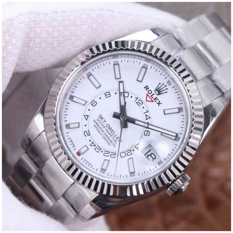 Rolex 1:1 Super Clone Sky-Dweller 42mm 326934 White Dial