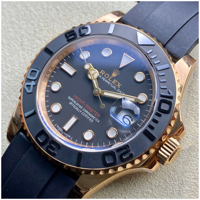 Rolex 1:1 Super Clone Yacht-Master 40mm 126655 Black Dial