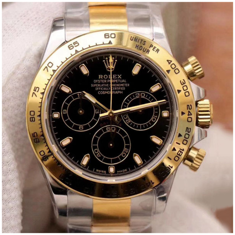Rolex 1:1 Super Clone Daytona 40mm 116503 Black Dial