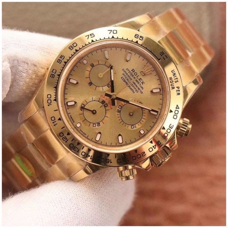 Rolex 1:1 Super Clone Daytona 40mm 116508 Champagne Dial