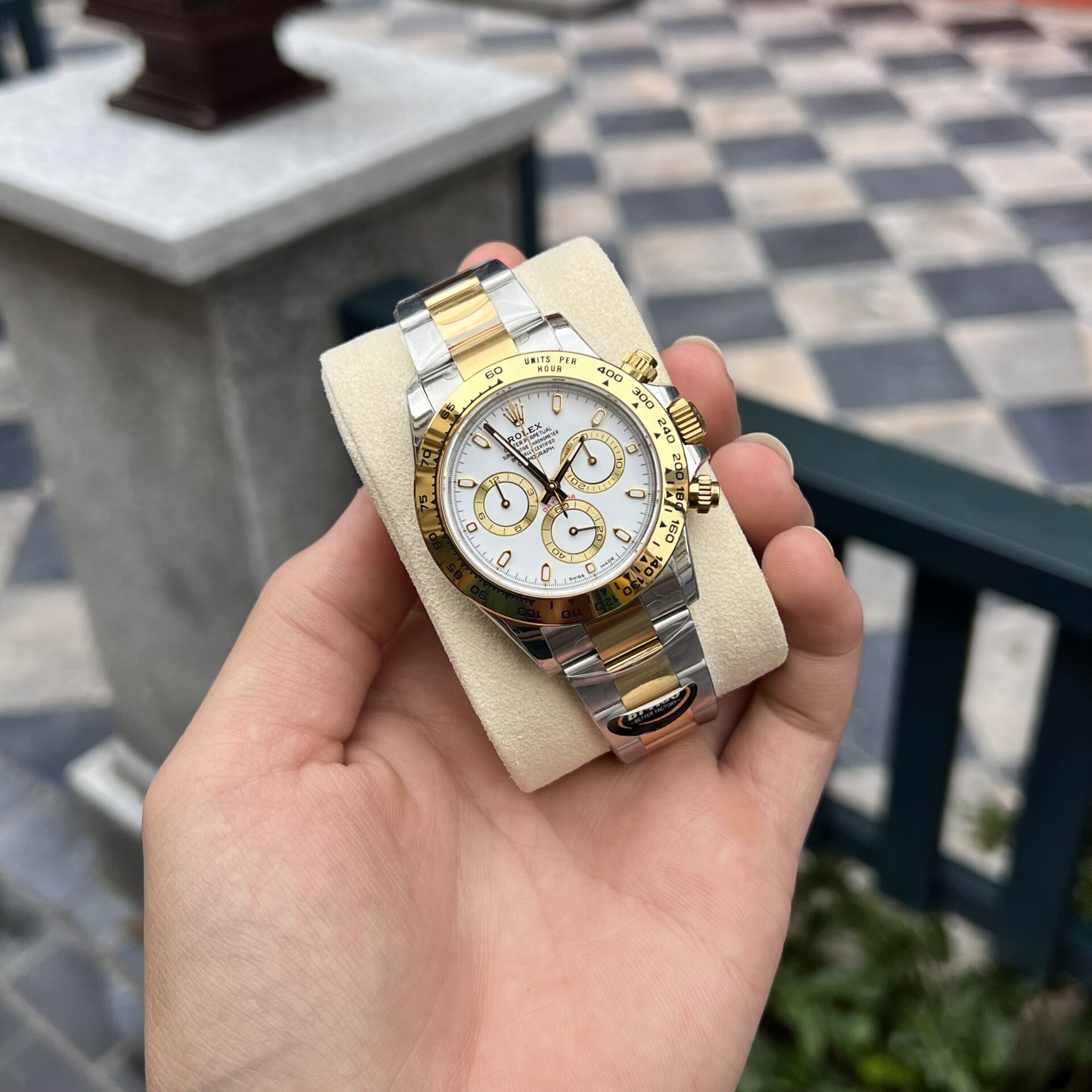 Rolex 1:1 Super Clone Cosmograph Daytona Oyster, 40 mm, Oystersteel and yellow gold m126503-0001