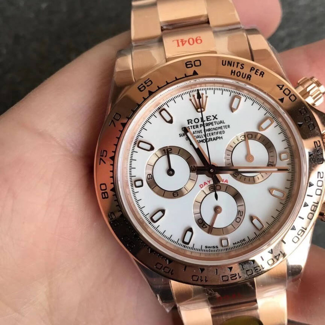 Rolex 1:1 Super Clone Daytona 40mm 116505 Ivory Dial