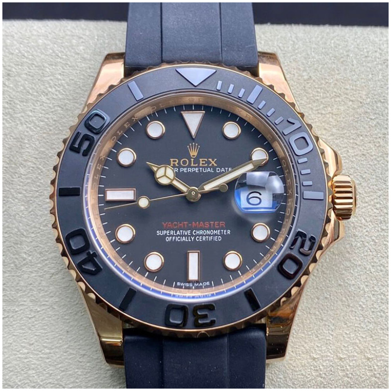 Rolex 1:1 Super Clone Yacht-Master 40mm 126655 Black Dial
