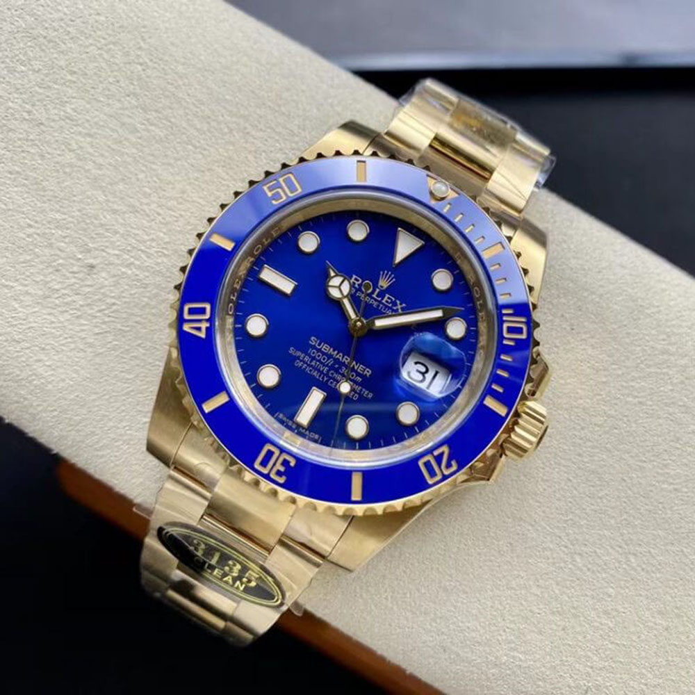 Rolex 1:1 Super Clone Submariner Date 40mm 116618LB Blue Dial