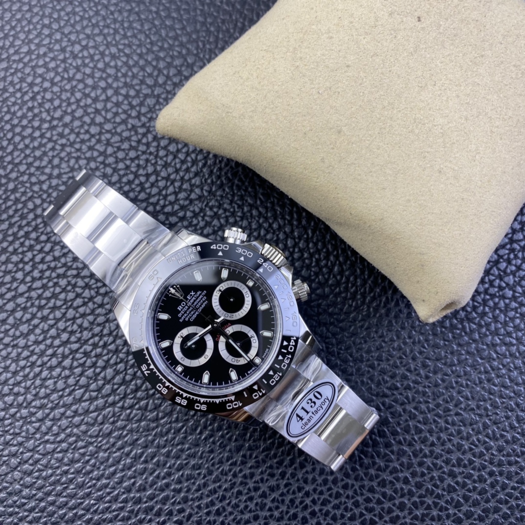 Rolex 1:1 Super Clone Daytona 40mm 116500LN Black Dial