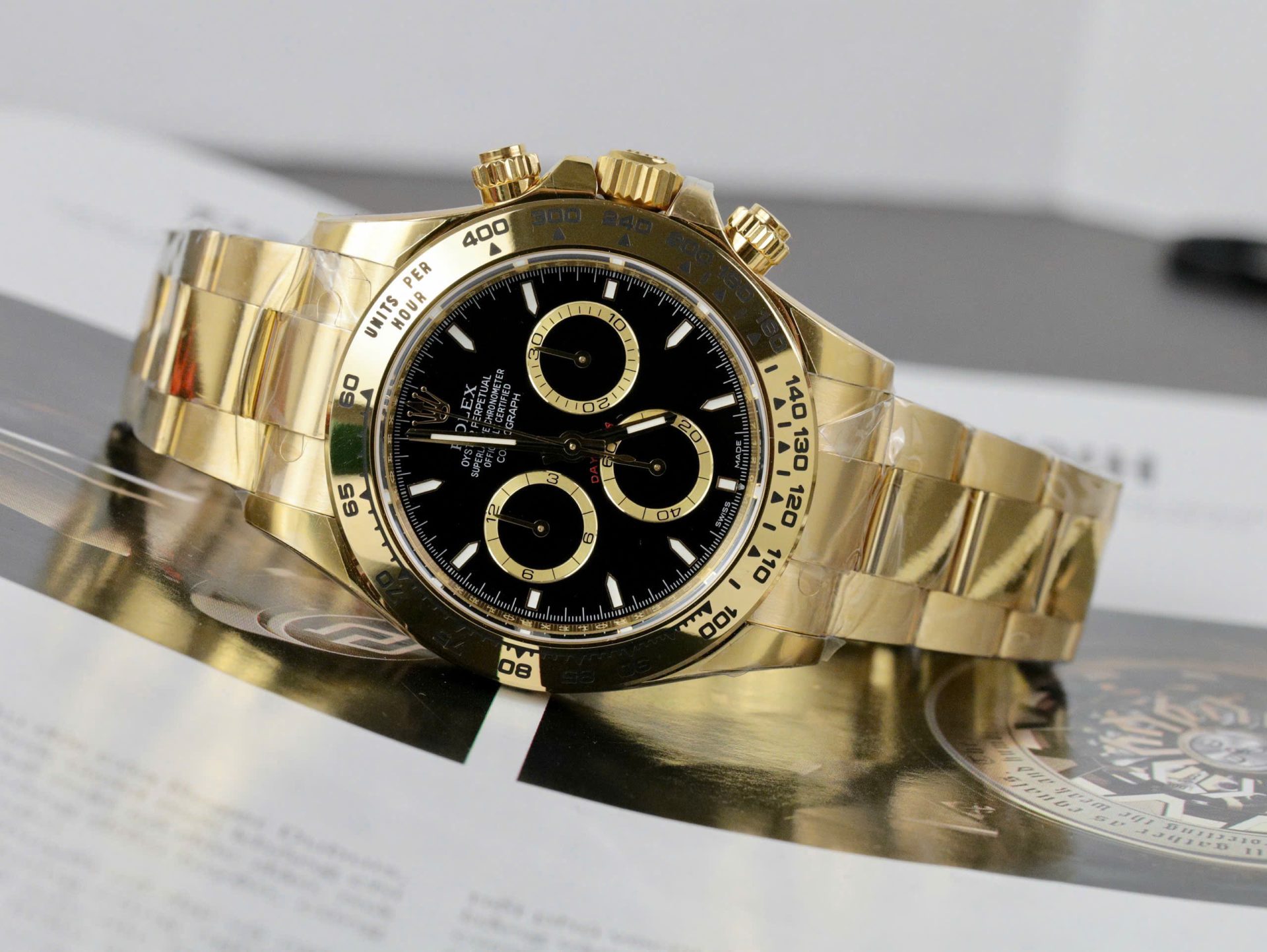 Rolex 1:1 Super Clone Cosmograph Daytona Oyster, 40 mm, Oystersteel and yellow gold m126508-0004