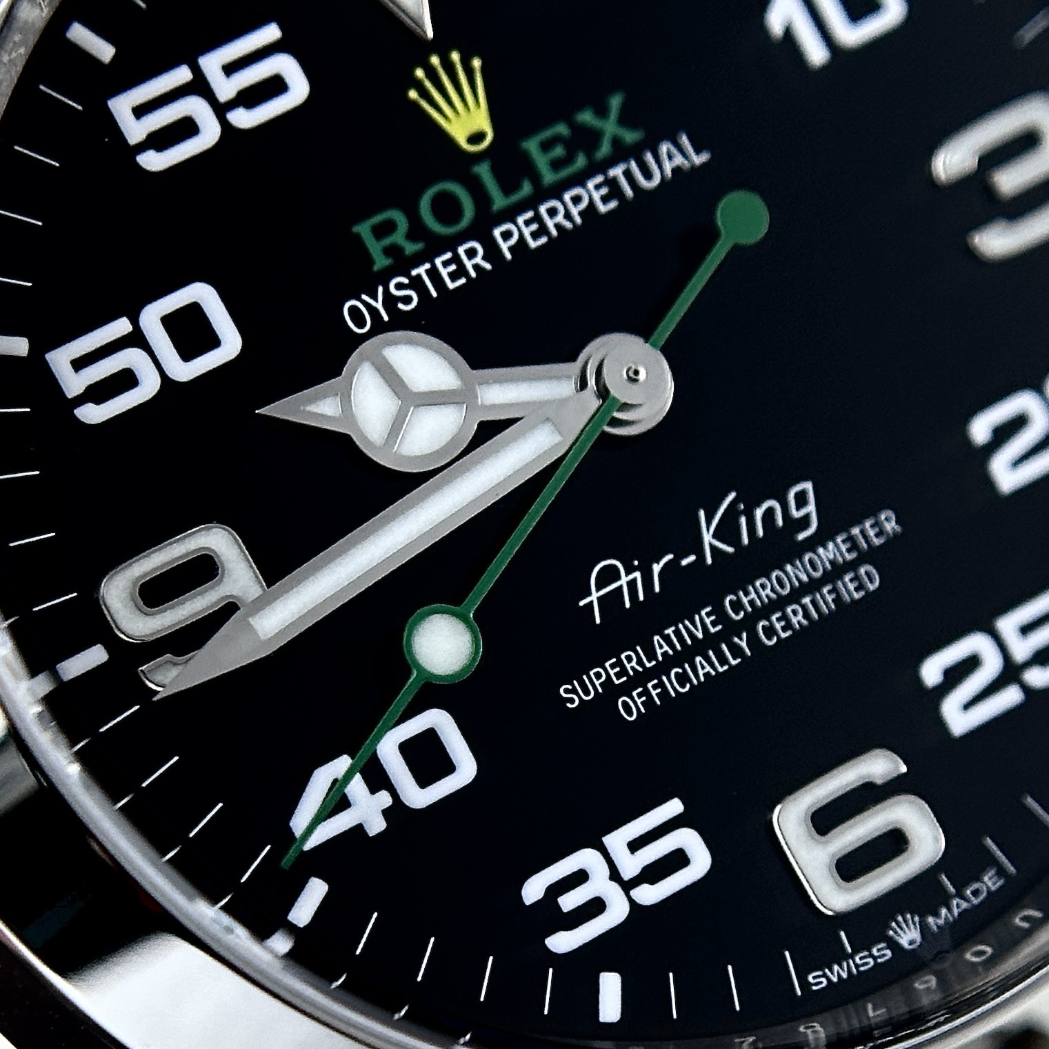 Rolex 1:1 Super Clone Air-King 40mm 126900 Black Dial