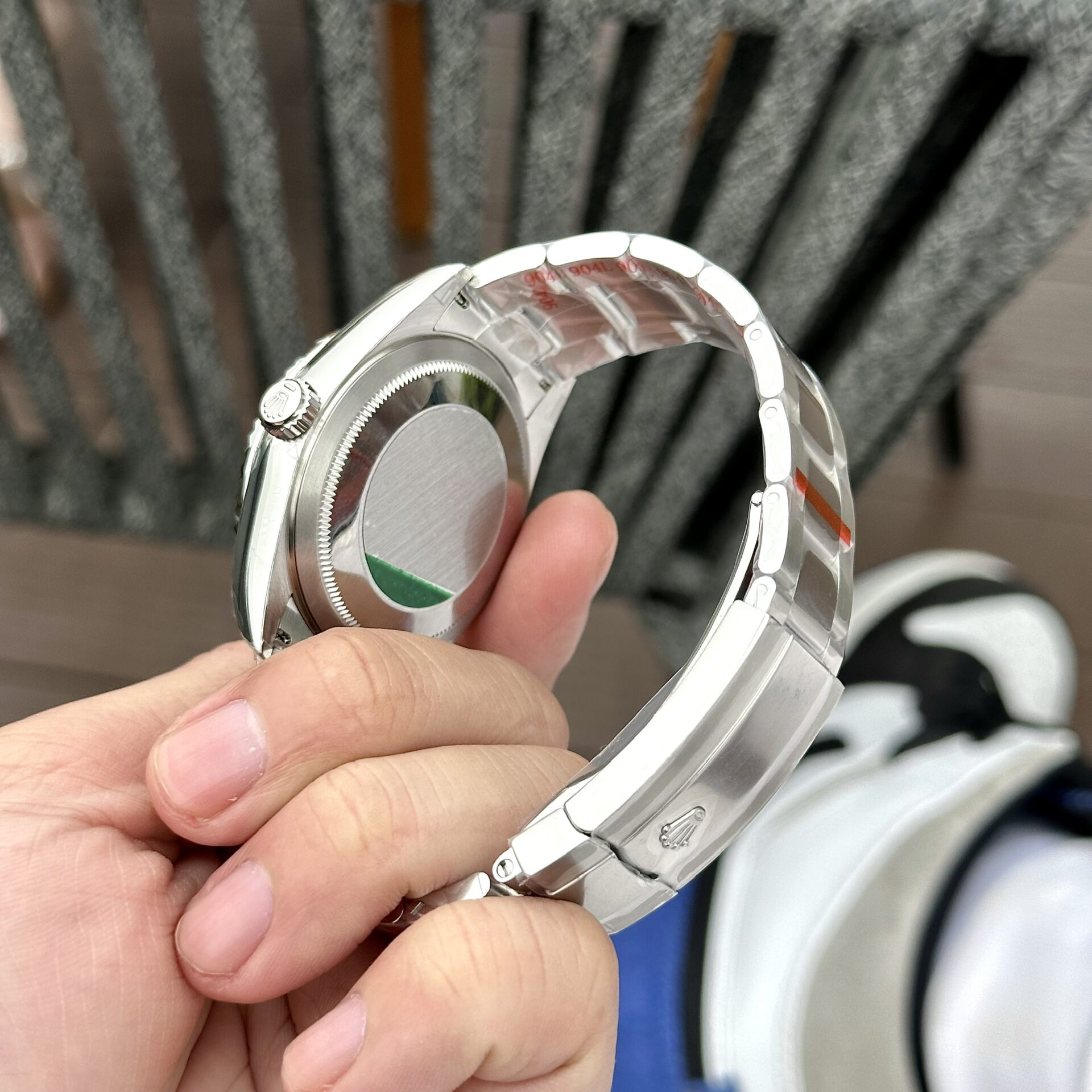 Rolex 1:1 Super Clone Sky-Dweller Oyster, 42 mm, Oystersteel and white gold m336934-0007