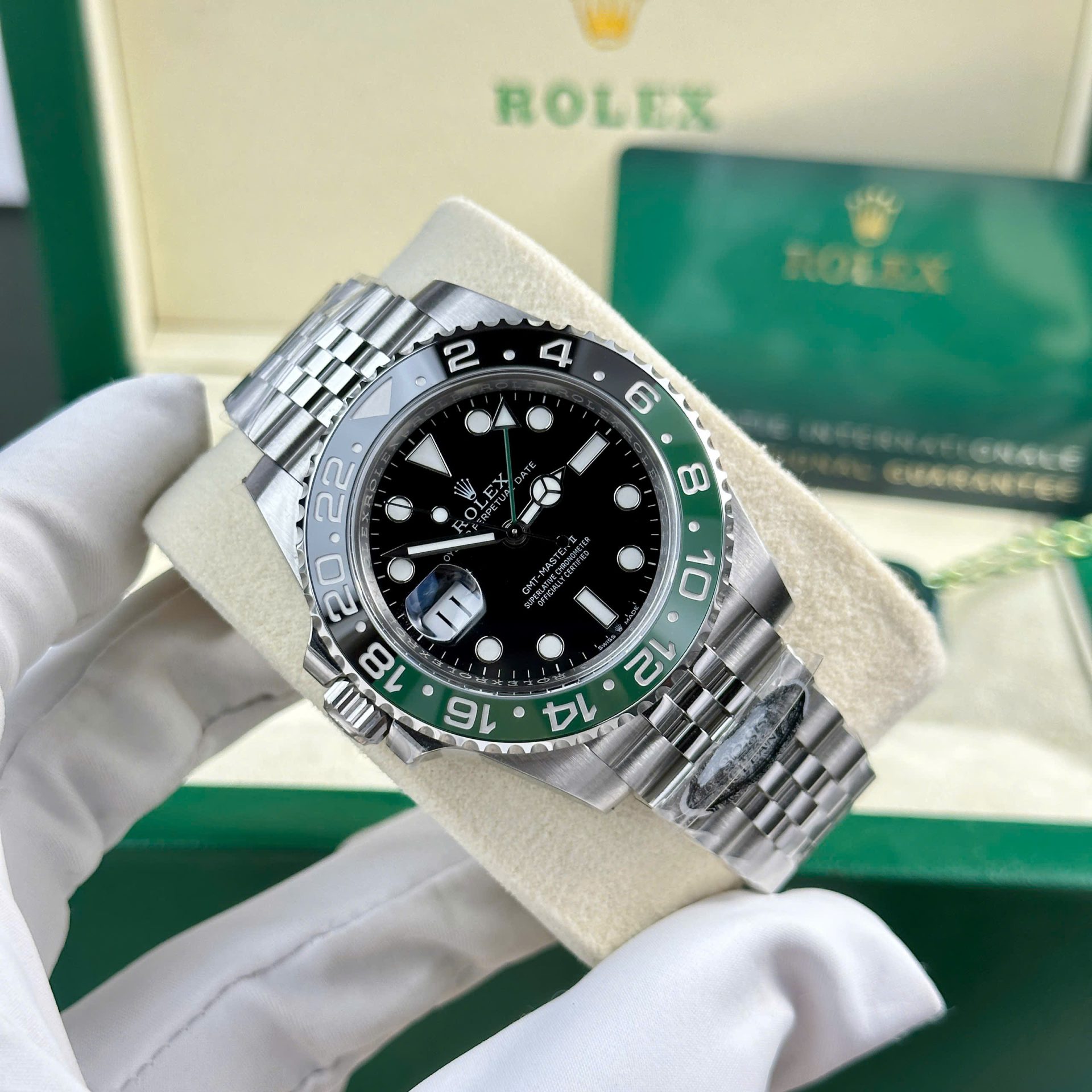 Rolex 1:1 Super Clone GMT-Master II 2022 Oyster 40 mm Oystersteel M126720VTNR-0002