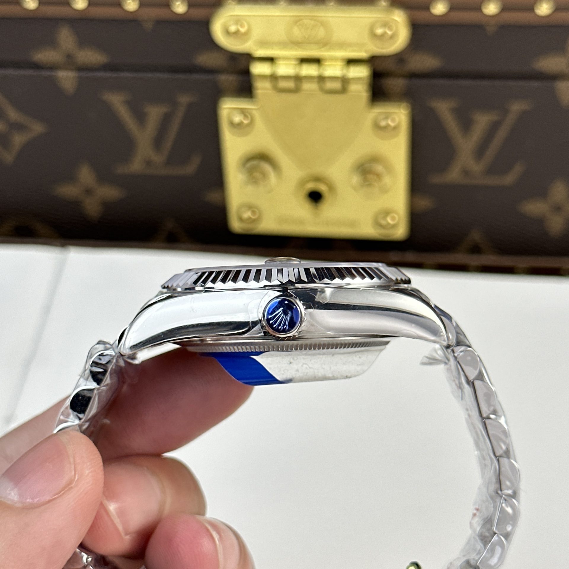 Rolex 1:1 Super Clone Sky-Dweller Oyster, 42 mm, Oystersteel and white gold m336934-0006