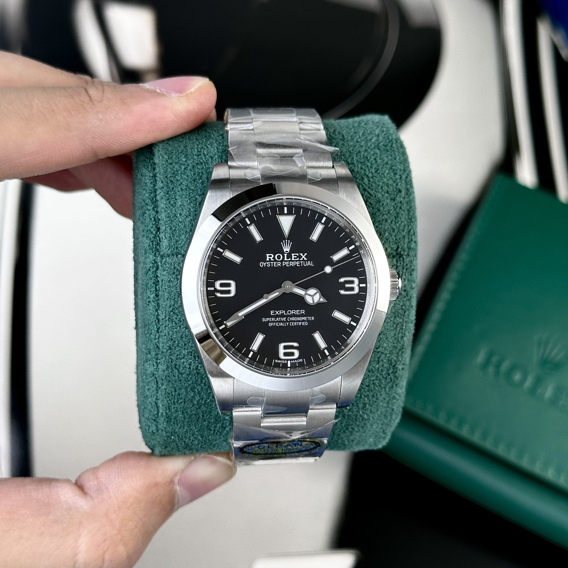 Rolex 1:1 Super Clone Rolex Explorer Oyster, 40 mm, Oystersteel 224270-0001