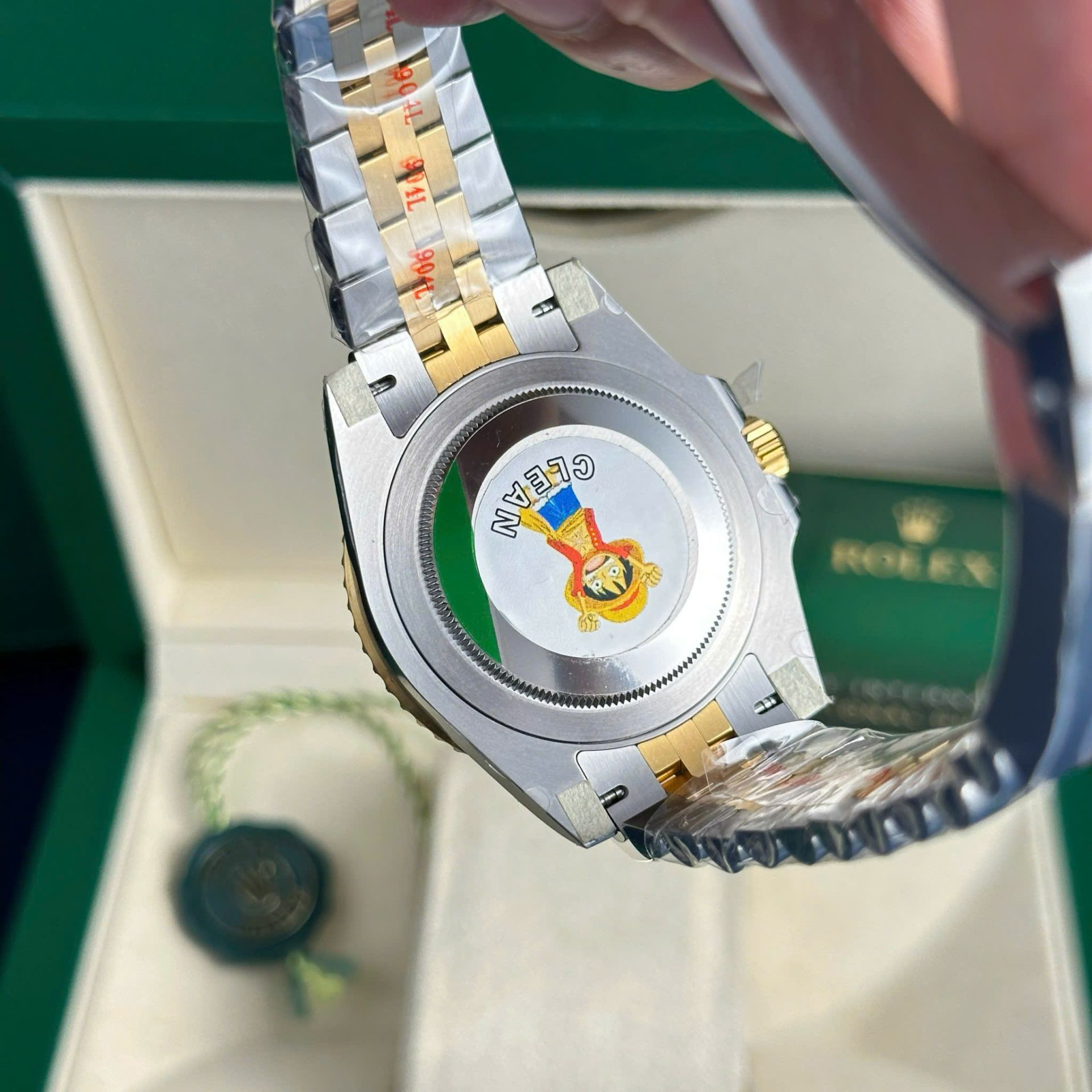 Rolex 1:1 Super Clone GMT-Master II Oyster, 40 mm, yellow gold m126713grnr-0001