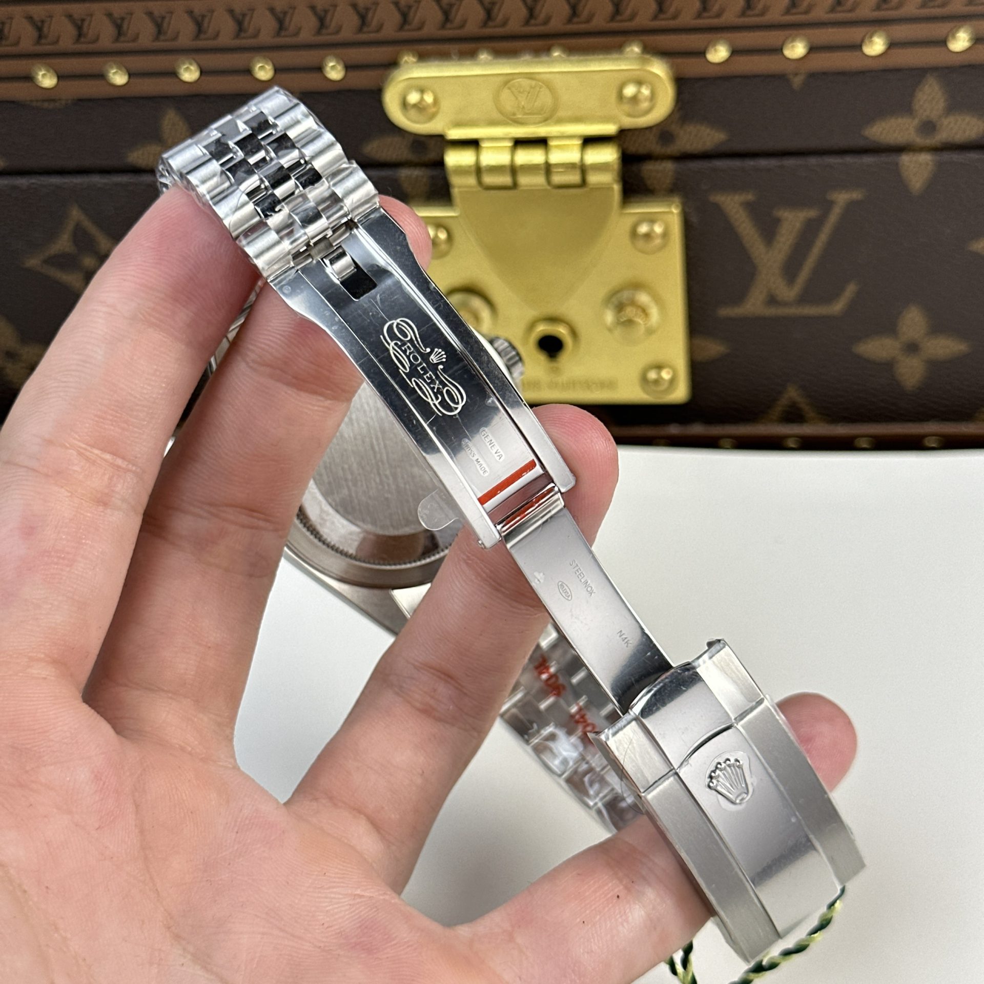 Rolex 1:1 Super Clone Sky-Dweller Oyster, 42 mm, Oystersteel and white gold m336934-0004