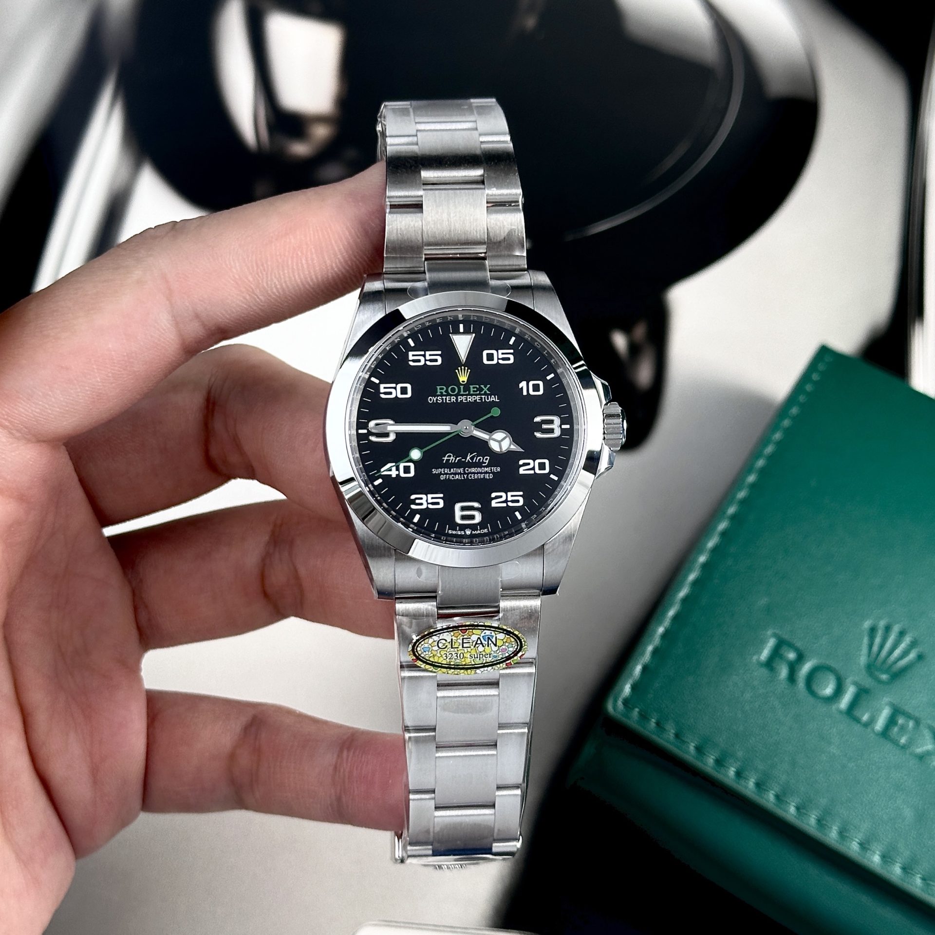 Rolex 1:1 Super Clone Air-King 40mm 126900 Black Dial