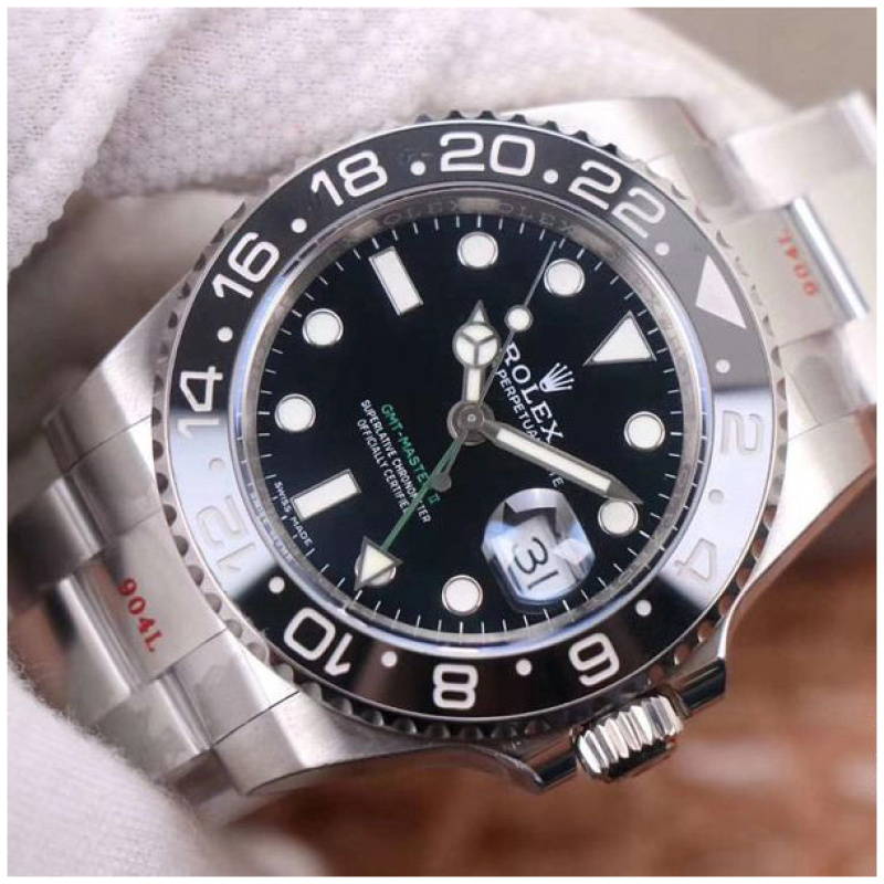 Rolex 1:1 Super Clone GMT-Master II 40mm 116710LN Black Dial