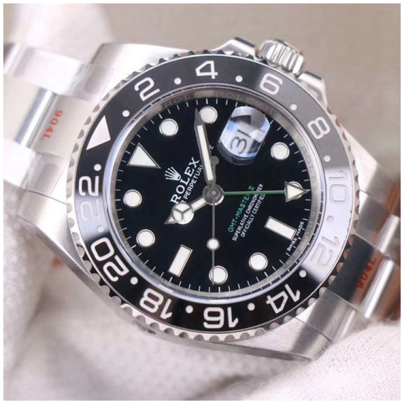 Rolex 1:1 Super Clone GMT-Master II 40mm 116710LN Black Dial