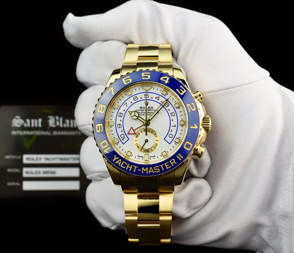 Rolex 1:1 Super Clone Yacht-Master II 44mm 116688 White Dial