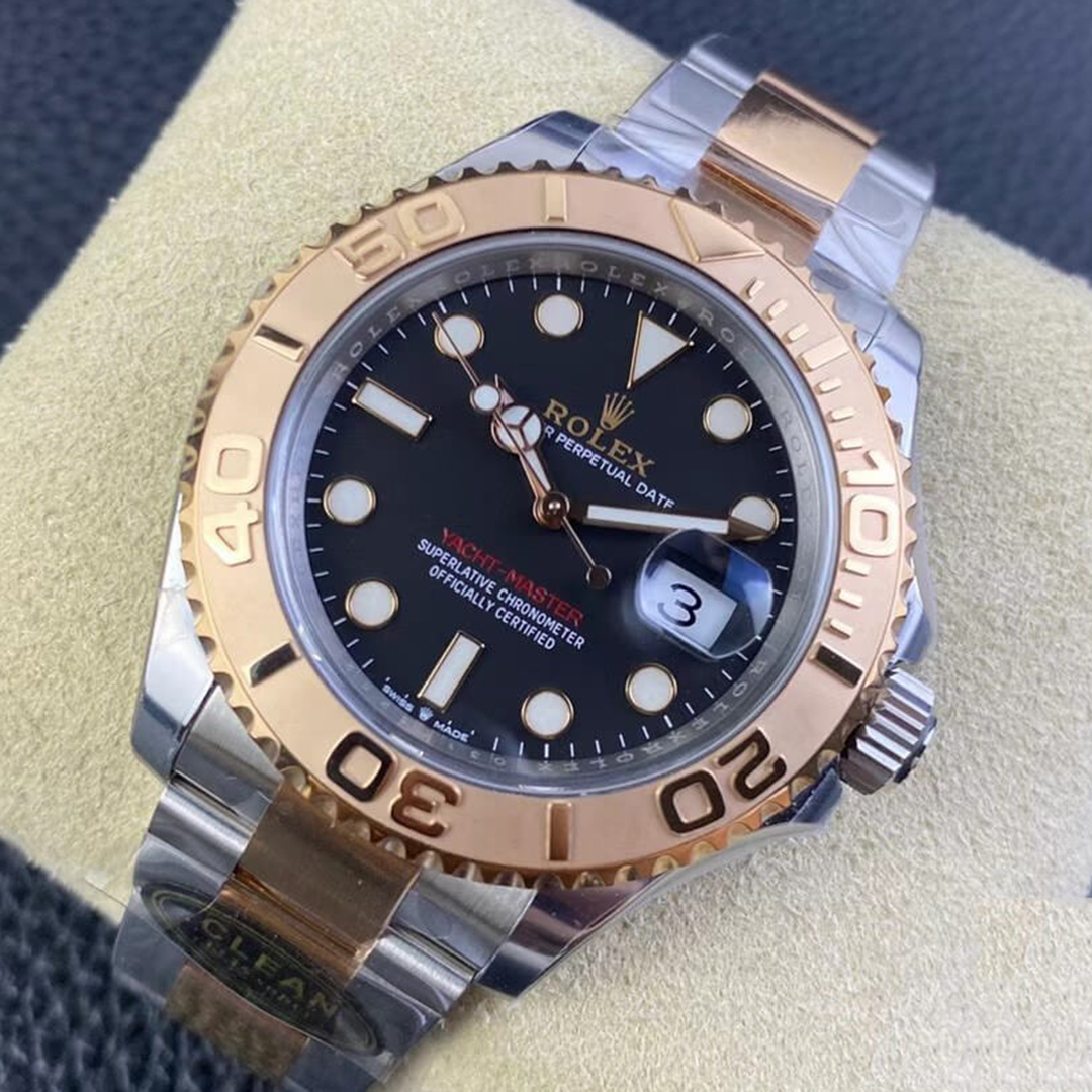 Rolex 1:1 Super Clone Yacht-Master 40mm 126621 Black Dial