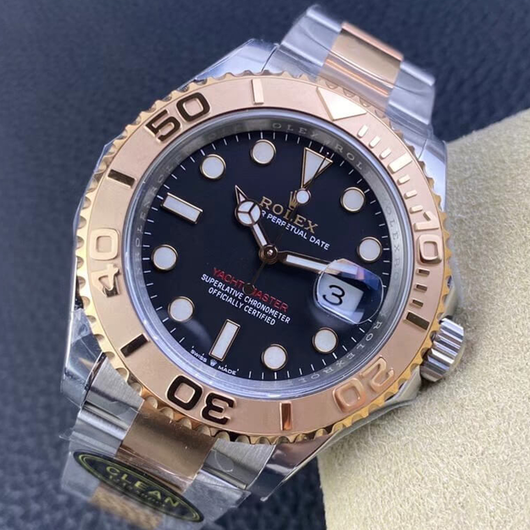 Rolex 1:1 Super Clone Yacht-Master 40mm 126621 Black Dial