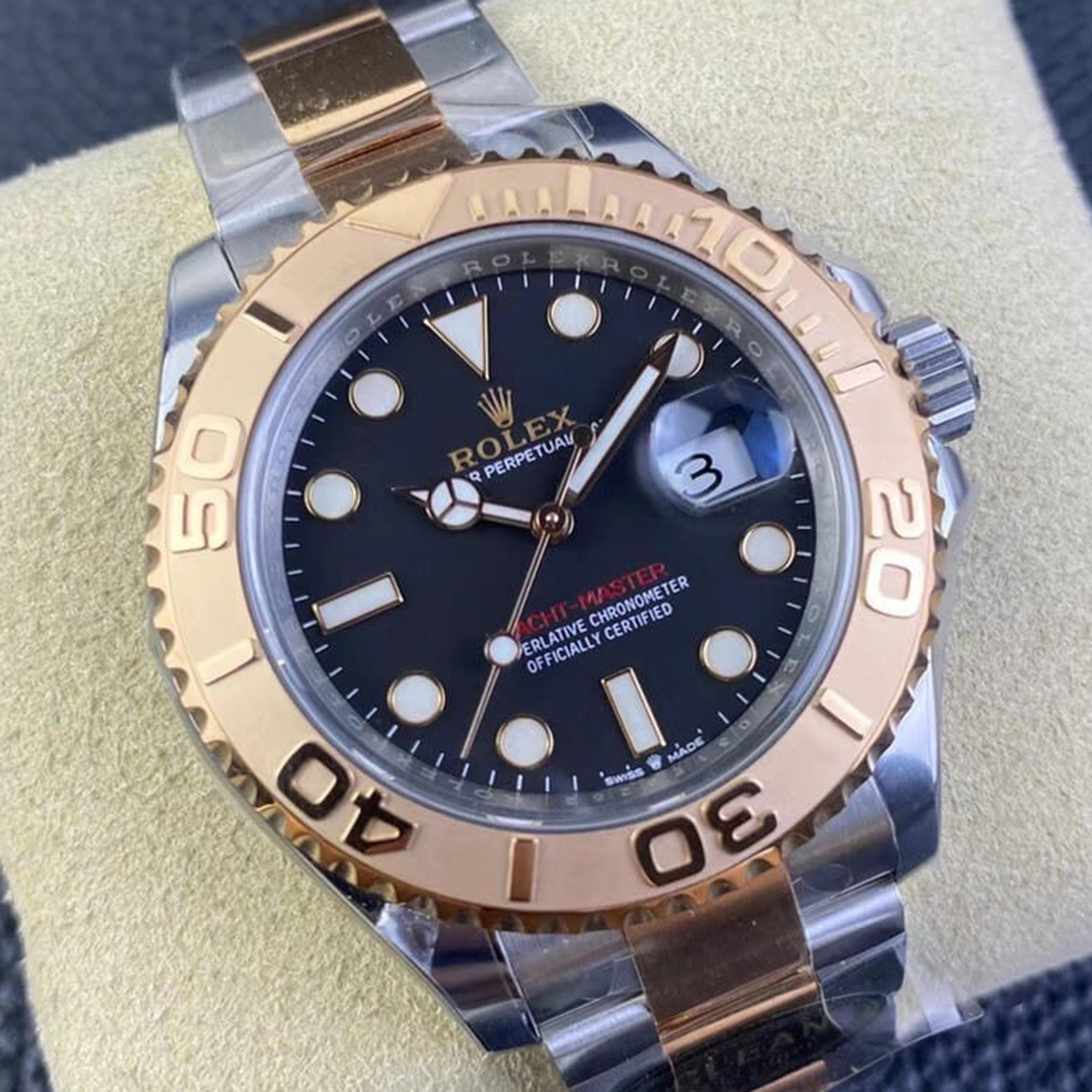 Rolex 1:1 Super Clone Yacht-Master 40mm 126621 Black Dial