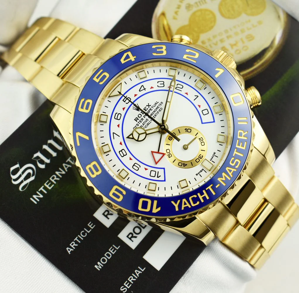 Rolex 1:1 Super Clone Yacht-Master II 44mm 116688 White Dial