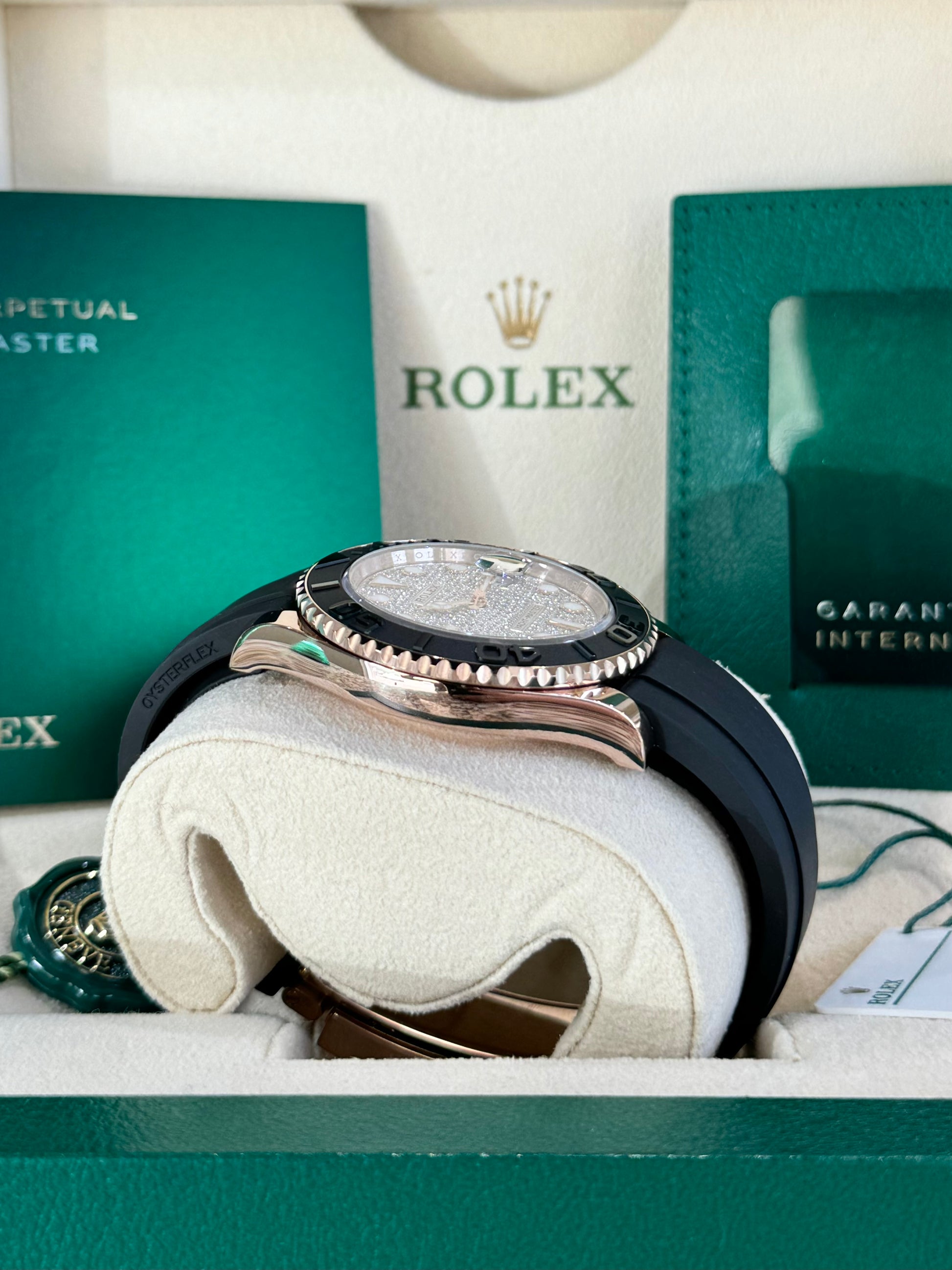Rolex 1:1 Super Clone Yacht-Master 40mm Oyster Flex 126655 Diamond Dial