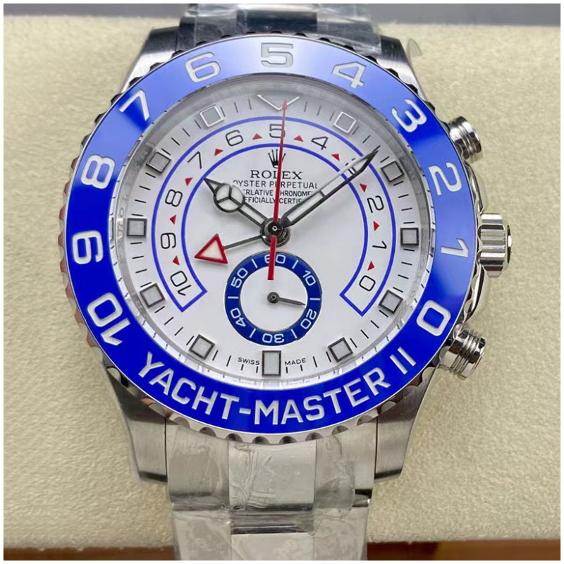 Rolex 1:1 Super Clone Yacht-Master II 44mm 116680 White Dial
