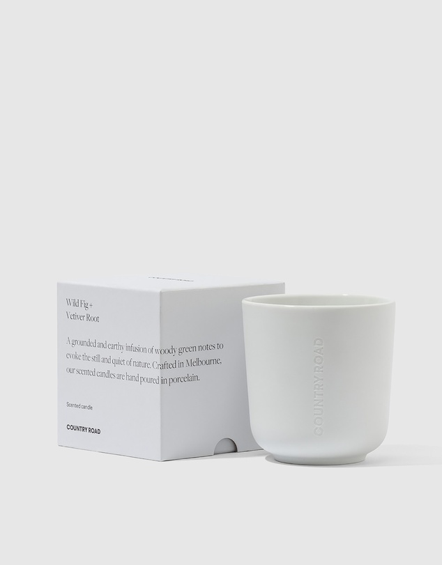 Country Road Wild Fig + Vetiver Root Medium Candle