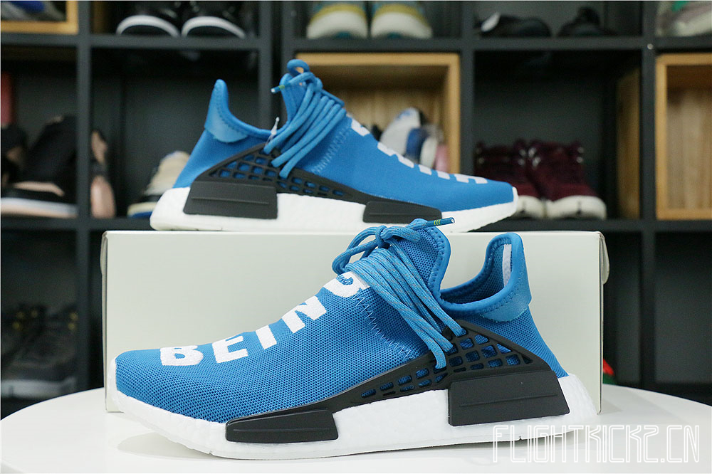 Adidas NMD HU Pharrell Human Being Sharp Blue